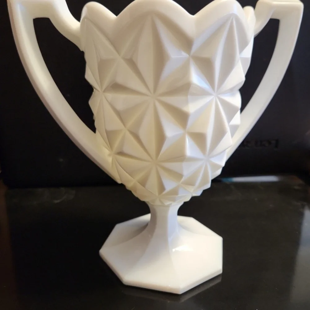 Vintage Milk Glass Vase
